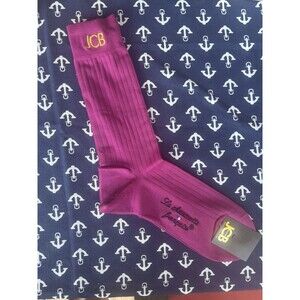 NEW Jean-Charles Boiset Men's JCB Signature Rose Socks Size 8-12
